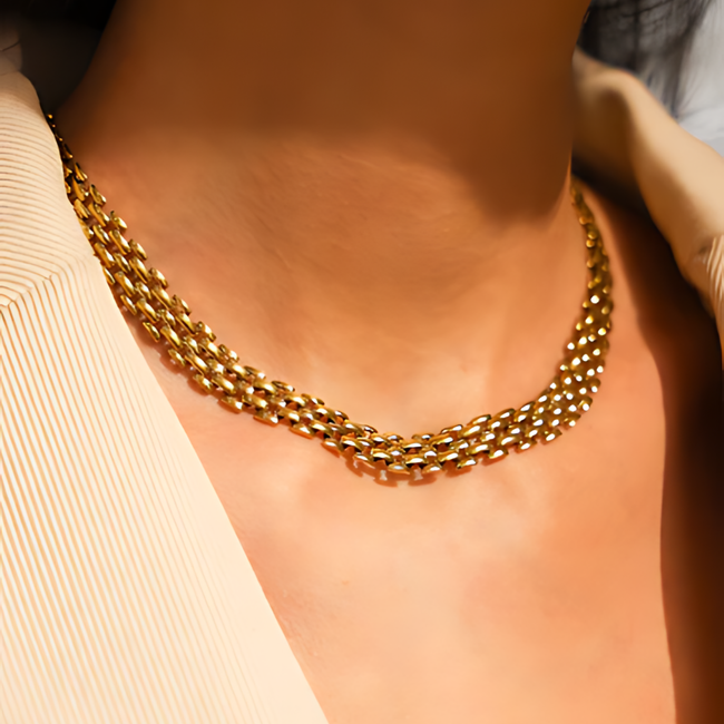 Trendy Grove statement Schakelketting