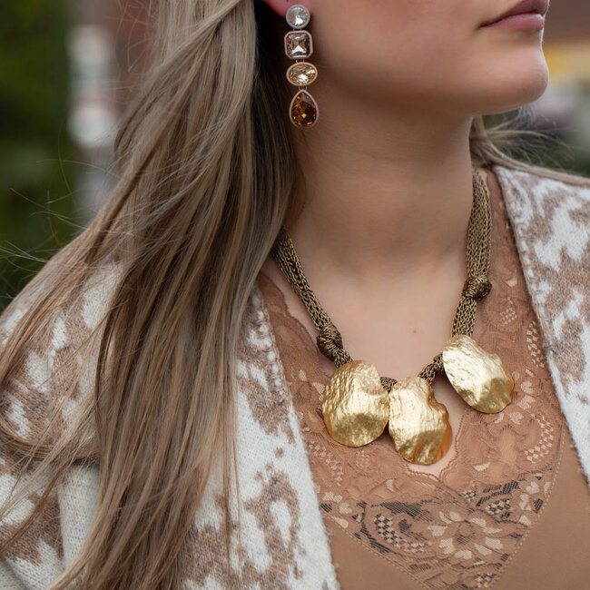 Biba Statement ketting mat goud van BiBa