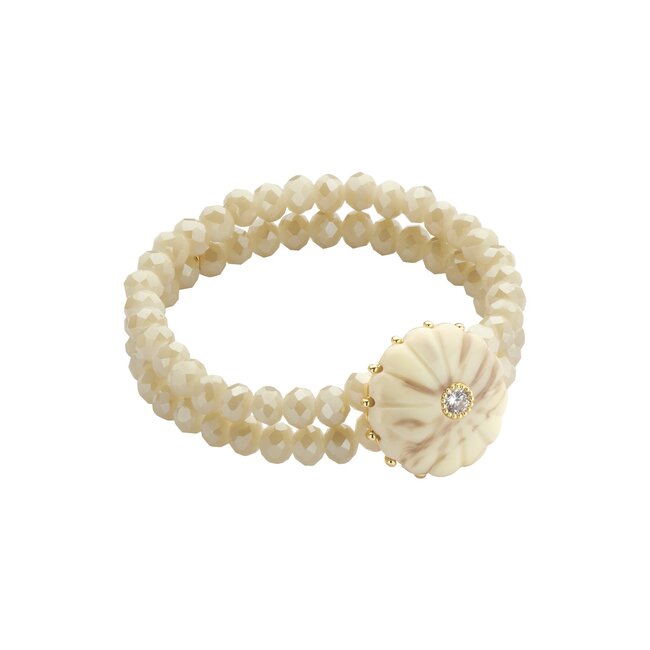 Biba Blauwe of schelp armband