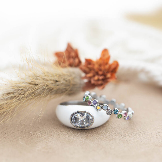 IXXXI Flora Amor Zilver ringen