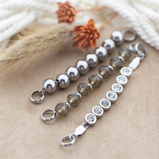 IXXXI Connect schakels crystal steentjes of kralen