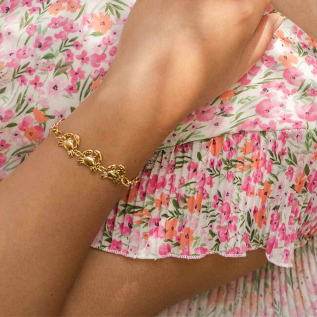 Beadle Statement grote opvallende krab ketting of krab armband