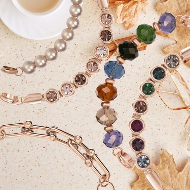 IXXXI Rosegoud connect ketting