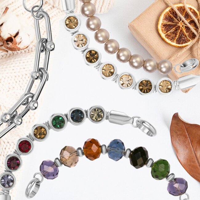 IXXXI Zilver connect ketting