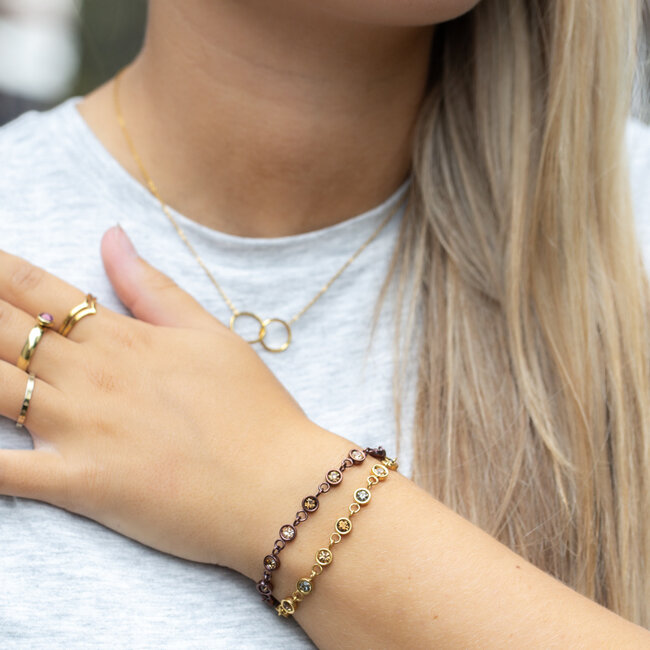 IXXXI Glittersteentjes armband