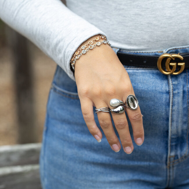 IXXXI Zilver fame ringen