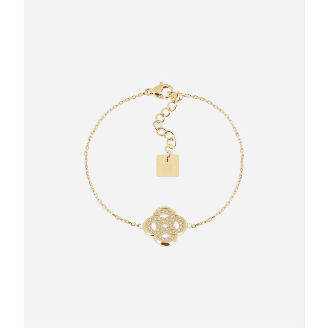 Subtiele sparkle gouden armband