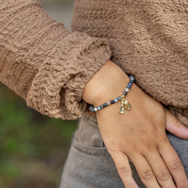 Biba Country chiq armband met gitaar en cowboy hoed