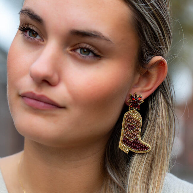 Biba Opvallende cowboy oorbellen