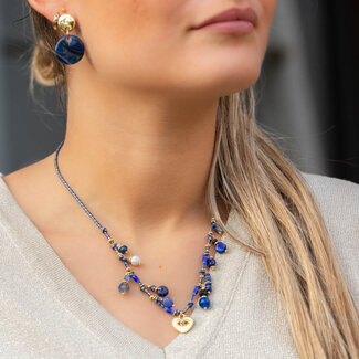 Biba Blauwe ketting Biba Blauwe ketting