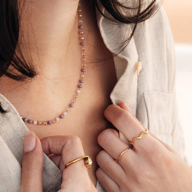 IXXXI Sunset soul ketting pastel