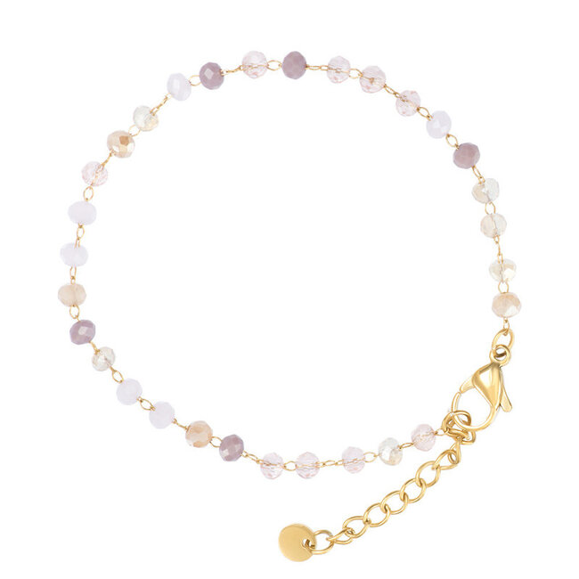 IXXXI Sunset Armband goud schakel of pastel