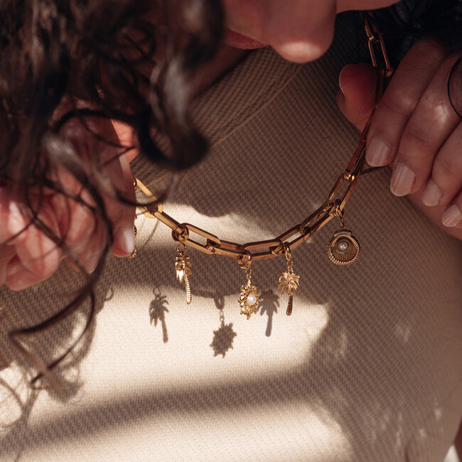 IXXXI Sunset soul bedel schelp, zon of palmboom