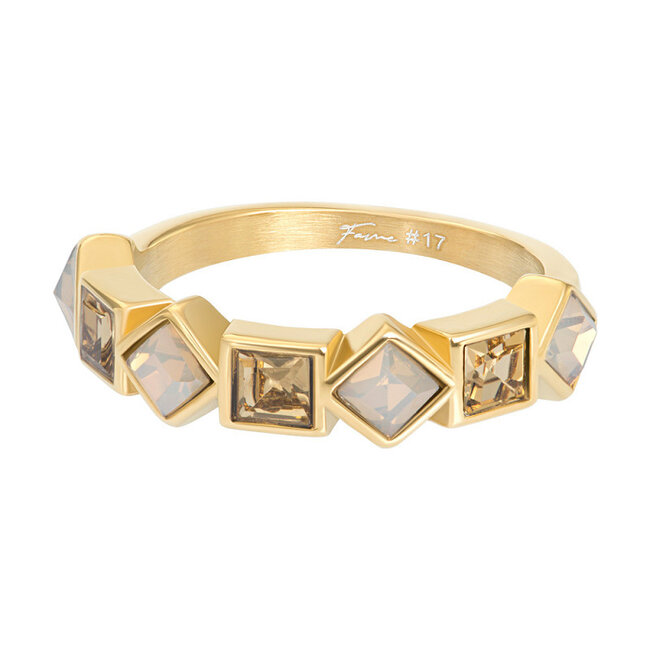 IXXXI Goud fame ringen Stainless steel