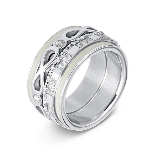 Complete aluna zilver goud of rosegoud ring