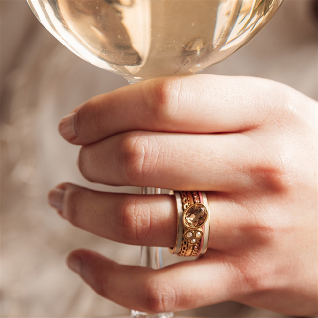 IXXXI Complete ring  mariposa in zilver goud of rosegoud -