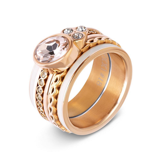 IXXXI Complete ring  mariposa in zilver goud of rosegoud -