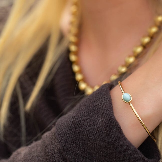 ZAG  Bijoux Stijlvolle bangle armband met steentje