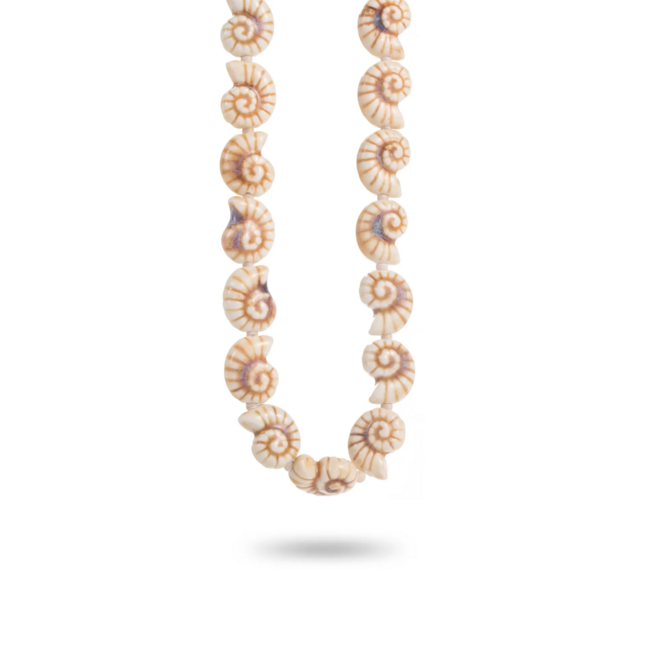 Ketting met keramiek schelpen