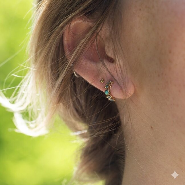 ZAG  Bijoux Goud oorbellen boho