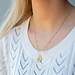 Day & Eve  Goud ketting maan