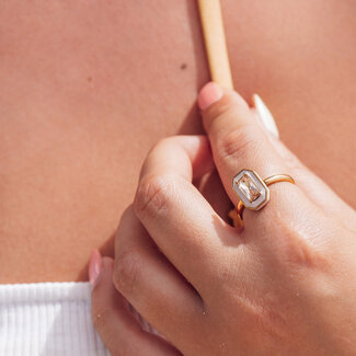 IXXXI Roze goud ring
