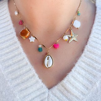 Beadle Bedelketting schelp