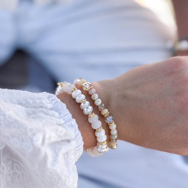 Biba Fris witte Armbanden