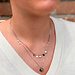 ZAG  Bijoux Zilver ketting met munten, zirconia en balletjes