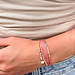ZAG  Bijoux Dubbele wikkelarmband roze