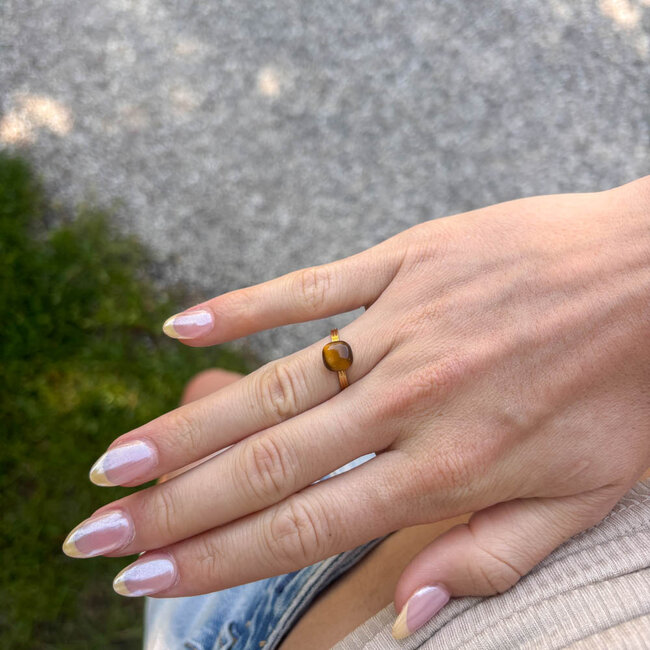 ZAG  Bijoux Tijgeroog ring