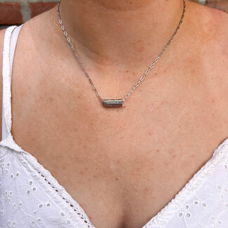 ZAG  Bijoux Ketting zilver met prayer box