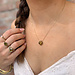 ZAG  Bijoux Tijgeroog bloem