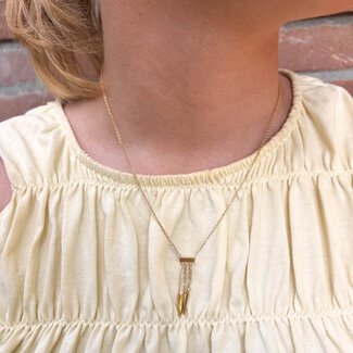 ZAG  Bijoux Goud ketting met balkje