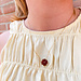 ZAG  Bijoux Warm rood oranje bloem ketting