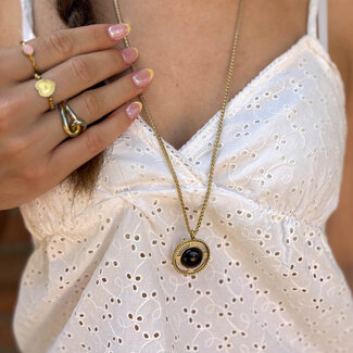 ZAG  Bijoux Chique kettingen rookkwarts