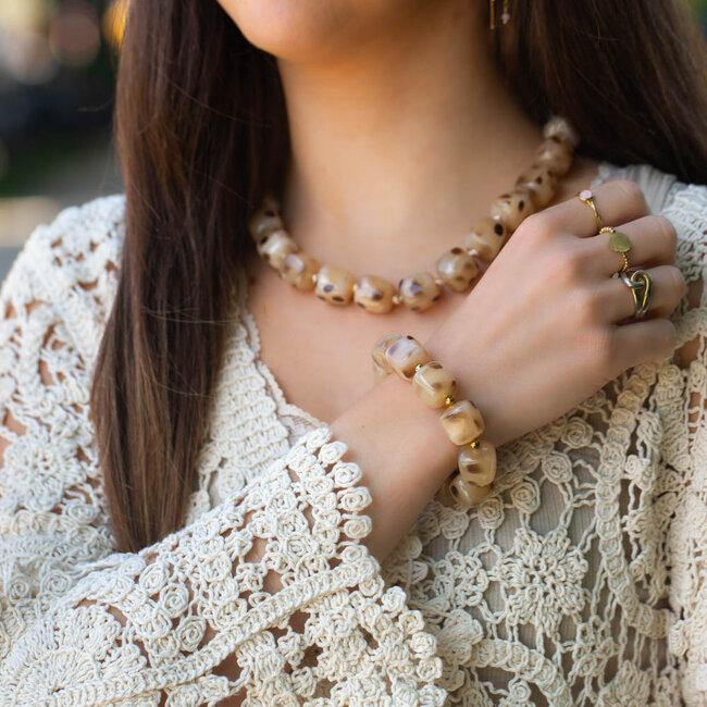 Beadle Beige Bruine sieraden