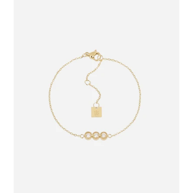 ZAG  Bijoux Armbandjes met zirconia glitter steentjes