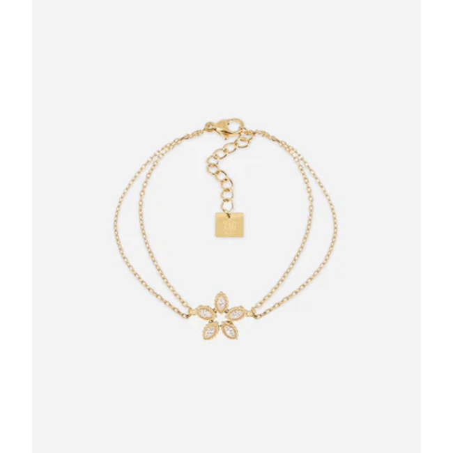 ZAG  Bijoux Armbandjes met zirconia glitter steentjes