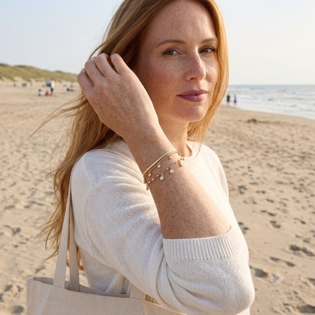 ZAG  Bijoux Armbandjes met zirconia glitter strass steentjes