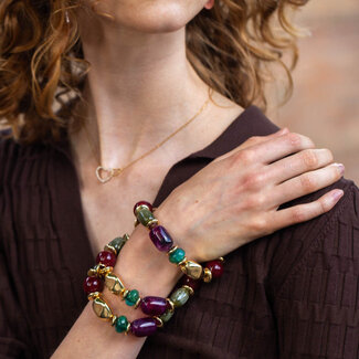 Biba Biba Grote Kralen armband Biba Biba Grote Kralen armband