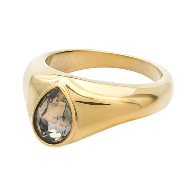 IXXXI iXXXi Fame ring  Sorel met druppel crystal steen