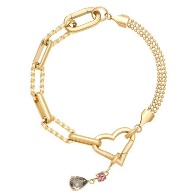 iXXXi complete connect armband goud of zilver met hart