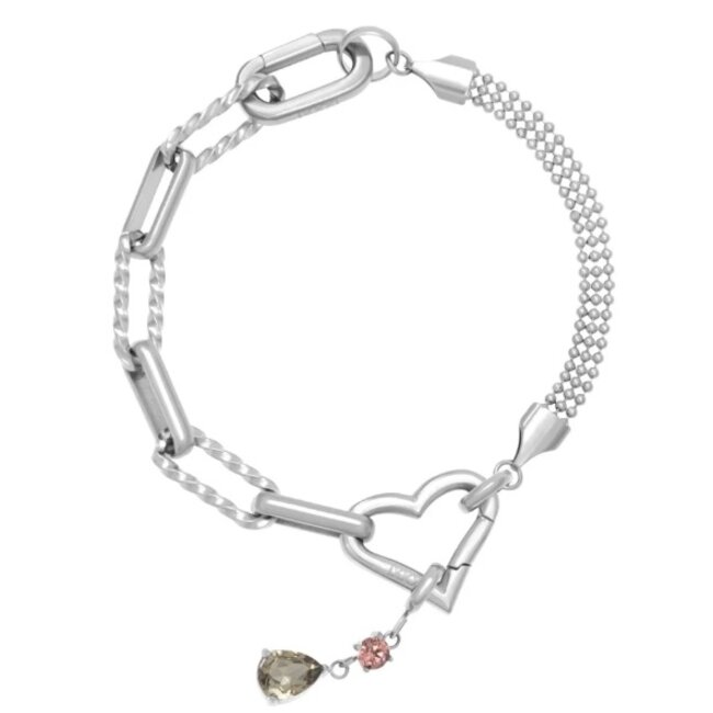 iXXXi complete connect armband goud of zilver met hart