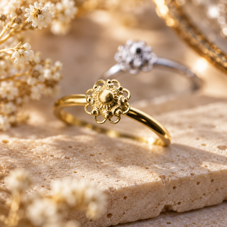 IXXXI vulring 2mm Zeeuwse knop goud
