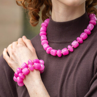 Biba Niet te missen roze sieraden