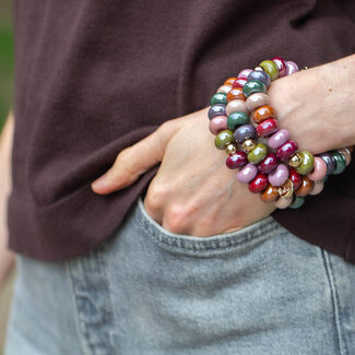 Biba Herfstige kralen armband