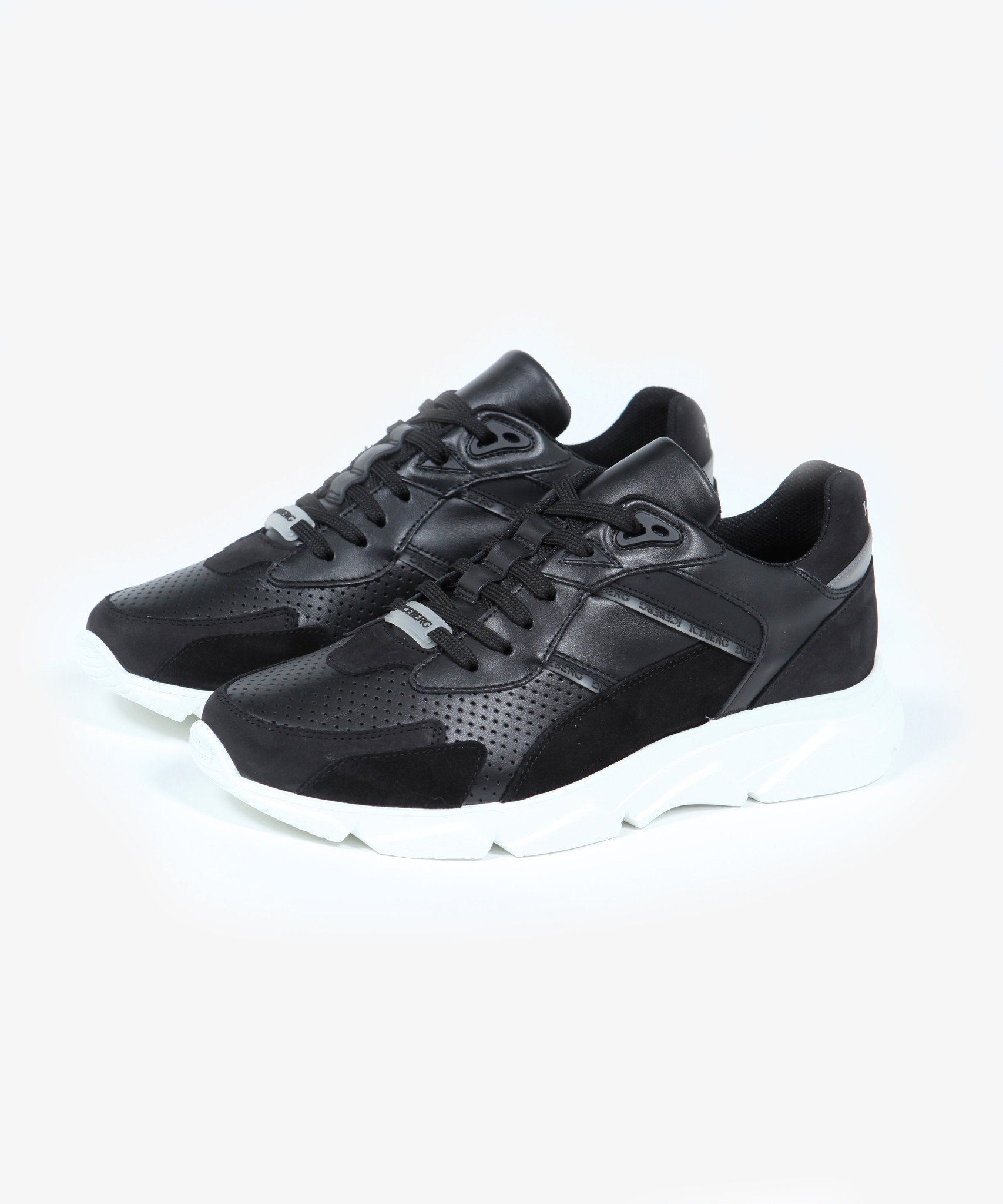 Iceberg sneakers | Zwart met witte zool | Royalz Exclusive Men's Wear -  Royalz