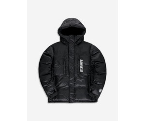 Down Jacket Hood 'Solid Script' Black 