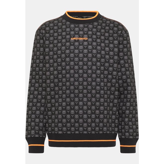 Carlo Colucci | Monogram Sweater Black